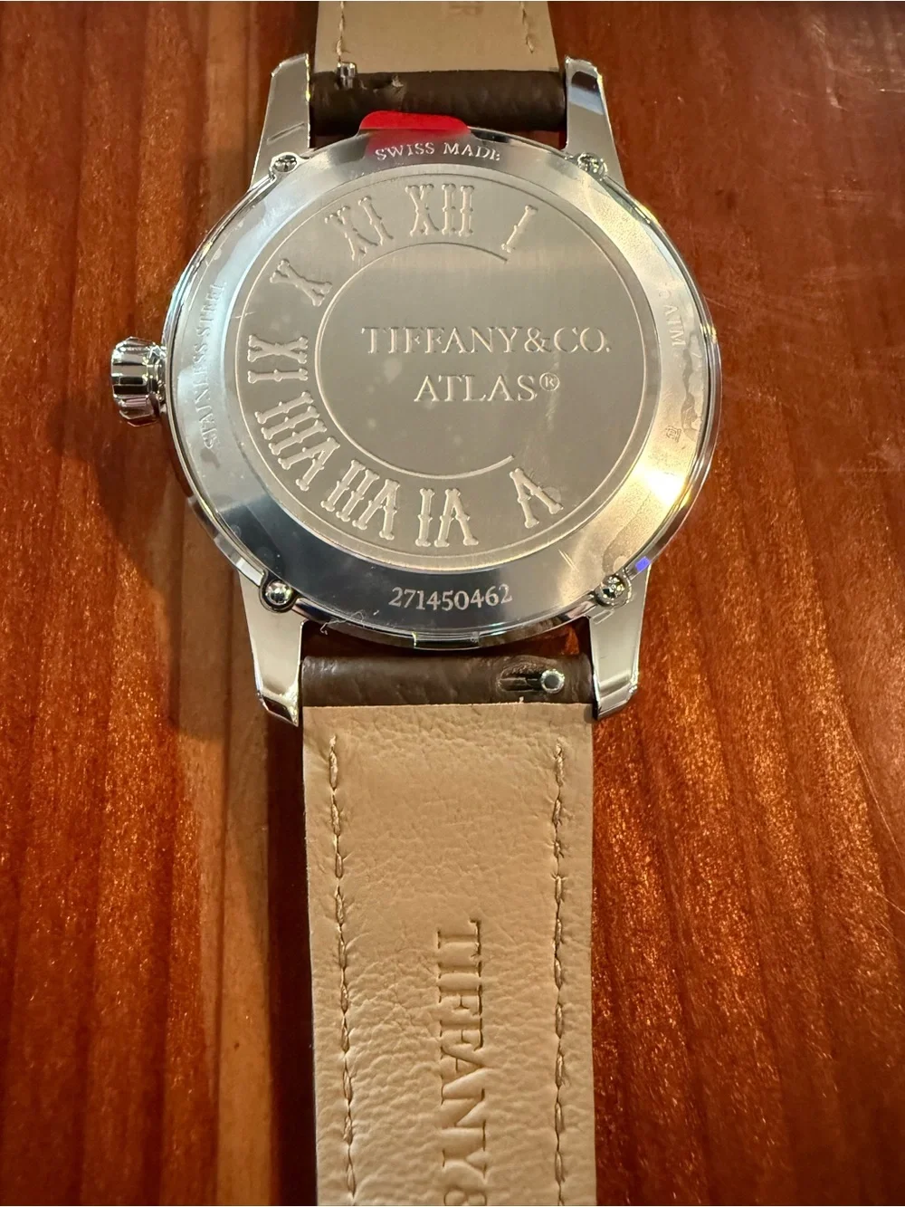 Tiffany & Co. Men's Watch with Tiffany Blue Dial and Brown Strap